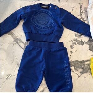 Versace Royal Blue Kids Sweatshirt